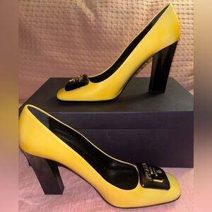 Authentic Yellow Prada pumps
